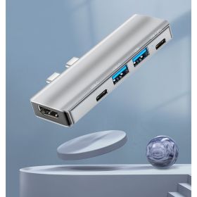 Multiport USB-C Hub Type C To USB 3.0 4K HDMI Adapter For Macbook Pro  Air USA (Option: 5in1)