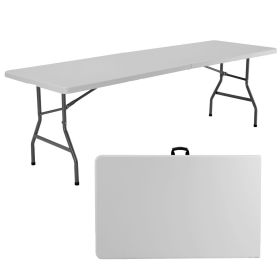 Heavy Duty Folding Table Indoor Outdoor, Portable Camping Table, White (Pack Size: 1 Pack)